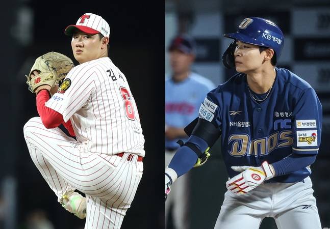 KIA 김시훈-NC 홍종표(왼쪽부터). /사진=각 구단 제공