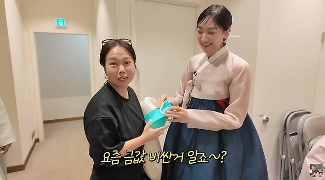 홍현희, 이은형. 사진|유튜브 채널 ‘기유TV’ 영상 캡처