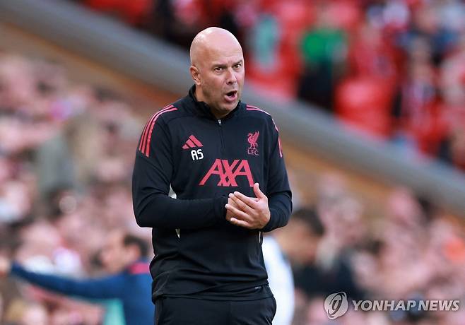 리버풀의 아르네 슬롯 감독 [로이터 통신=연합뉴스]