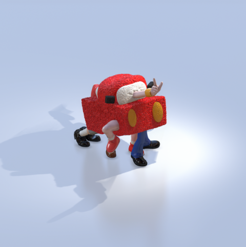 황주승, Tank!, 2025, PLA, 125x155x123cm