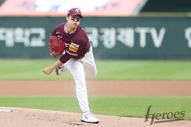 키움 히어로즈 고졸 신인 투수 정현우. (키움 히어로즈 제공)