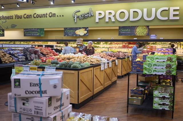 미국 슈퍼마켓 전경. [연합뉴스]