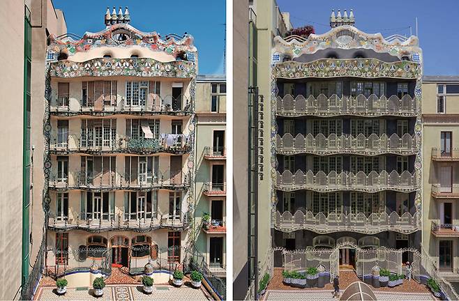 왼쪽은 복원 전, 오른쪽은 복원 후 모습 (출처=David Cardelus, Claudia Maurino)