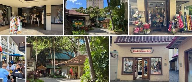 힐튼 하와이안 빌리지 상점가 / 사진=홍지연 여행+ 기자