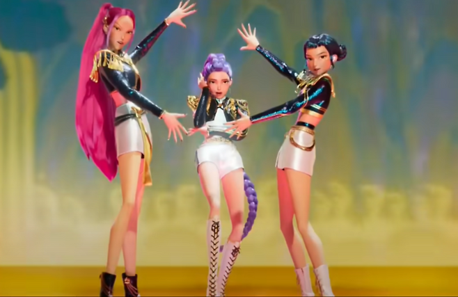 케이팝 데몬 헌터스 ‘골든’의 한 장면 [사진 = 넷플릭스]