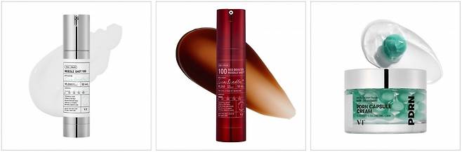 브이티 리들샷(맨 왼쪽) 등 대표 제품 이미지 [브이티 제공]