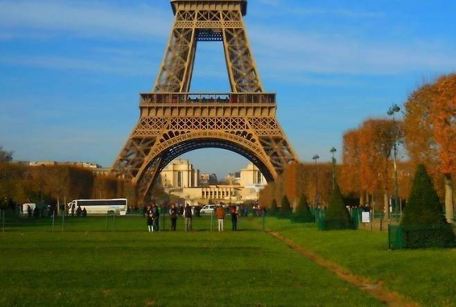 프랑스 파리 에펠탑이 위치한 샹드마르스 공원[헤럴드DB]