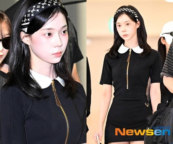 해외 일정 참석 차 일본으로 출국하는 윈터