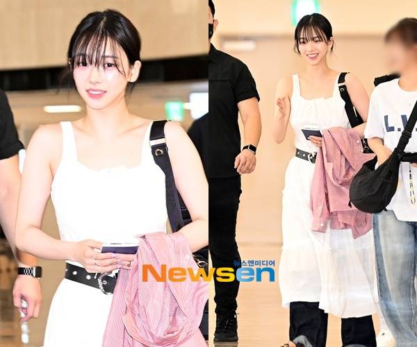 해외 일정 참석 차 일본으로 출국하는 카리나