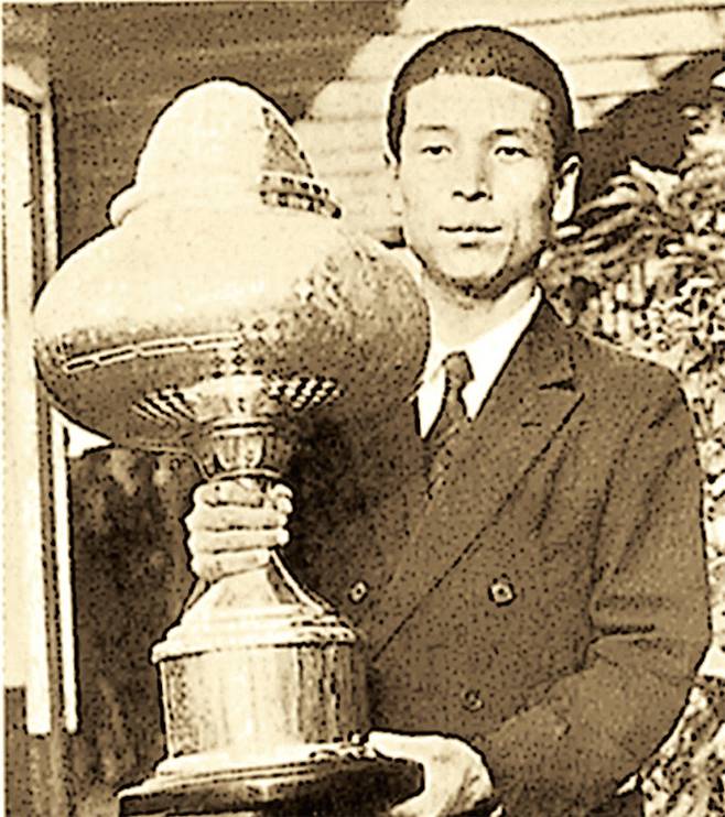 1941년 일본오픈 우승자 연덕춘. 사진제공 | KPGA