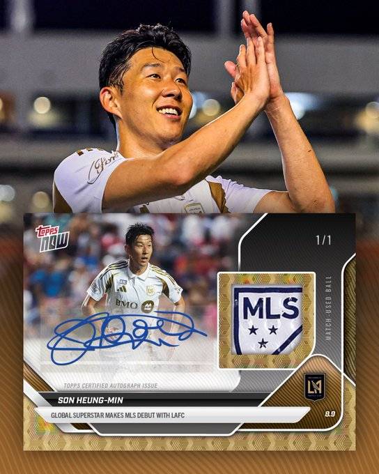 ▲ MLS를 전문적으로 다루는 미국 방송 'MLS360'은 "손흥민의 승리 DNA를 느낄 수 있었다. 페널티킥을 얻어내는 장면은 정말 훌륭했고, 영리한 플레이였다. 또한 동점골이 들어간 직후, 세리머니를 하기보단, 공을 들어올려 경기 재개를 서두른 점이 마음에 들었다. 그는 승점 1점이 아닌, 3점을 원했다"라고 극찬했다. ⓒ TOPPS