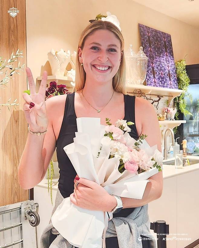 현대건설의 새 외국인 선수 가이스버거 [현대건설 배구단 제공. 재판매 및 DB 금지]