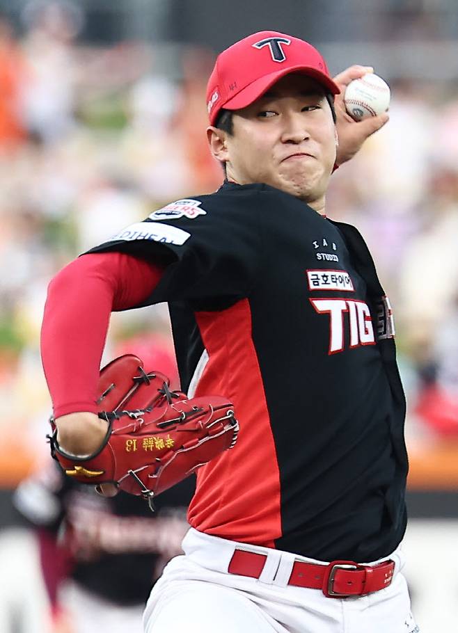 KIA타이거즈 왼손 선발투수 윤영철. 사진=연합뉴스