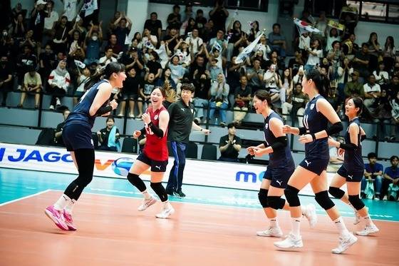 U21 여자배구 대표팀이 세계선수권 16강에서 탈락했다. (FIVB 홈페이지)