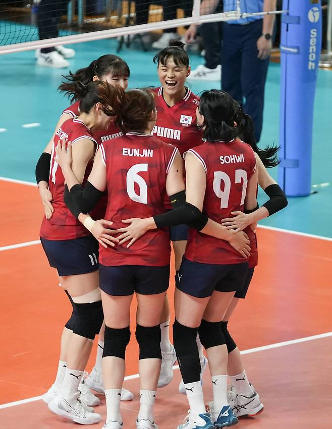 한국여자배구 대표팀(대한배구협회 제공)