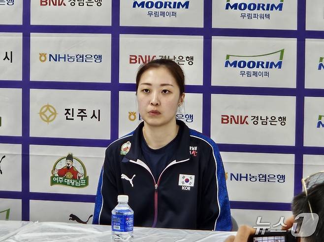 여자배구 국가대표팀의 박은진 ⓒ News1 안영준 기자