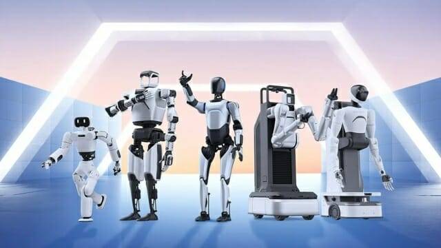 애지봇의 휴머노이드 로봇 100대가 푸린정공의 공장에 배치될 예정이다. 사진은 애지봇의 휴머노이드 로봇 (사진=애지봇)