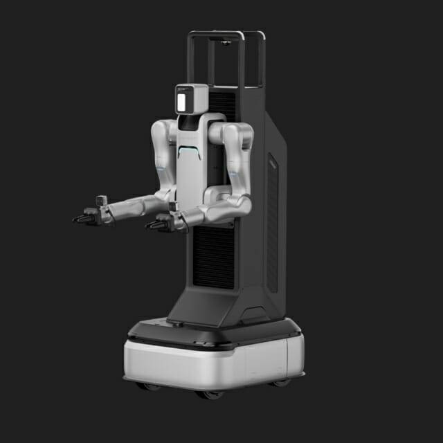 애지봇 휴머노이드 로봇 '위안정A2-W'의 모습 (사진=애지봇)