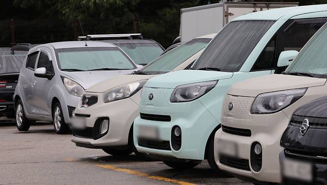 차량이 주차돼 있는 모습. /연합뉴스