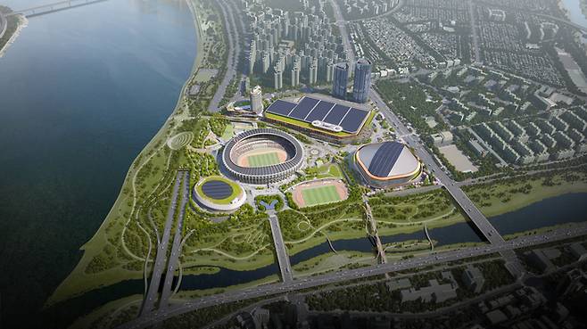 잠실 스포츠· MICE 복합공간 조성사업 조감도 <서울시>