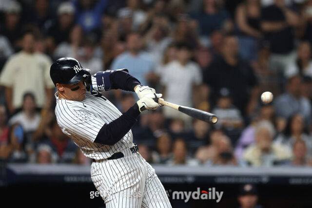 팔꿈치 부상 복귀 후 장타를 기록하지 못한 저지. /게티이미지코리아