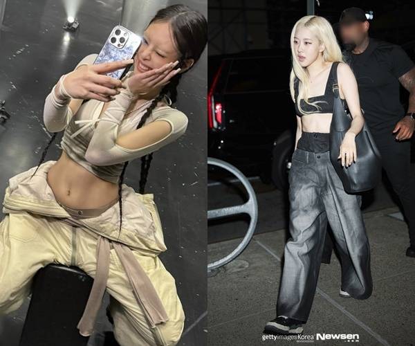 왼쪽부터 제니 로제/소셜 계정 캡처, 게티이미지 제공