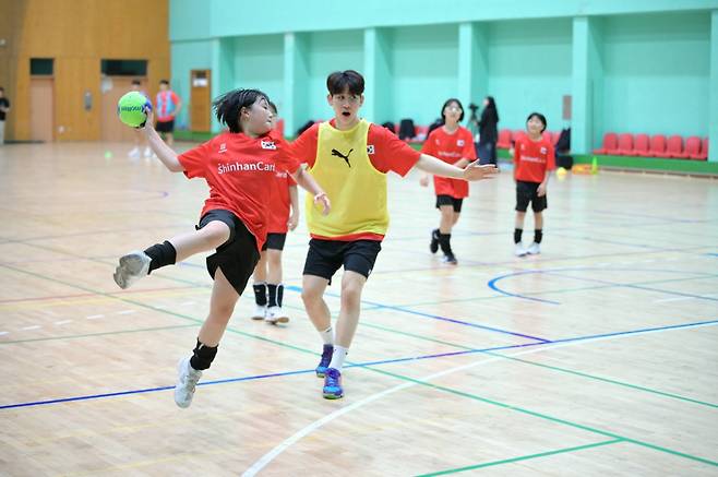 才能の寄付イベント。 /写真=韓国のハンドボール協会が提供