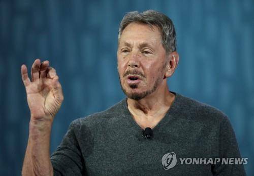 오라클 공동창업자 래리 엘리슨 [게티이미지 연합뉴스 자료사진. 재판매 및 DB 금지]