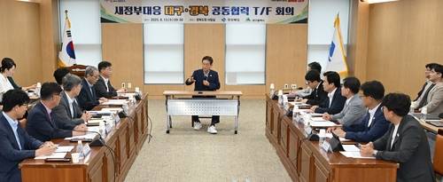 새정부 대응 대구·경북 공동협력 TF 회의 [경북도 제공. 재판매 및 DB 금지]