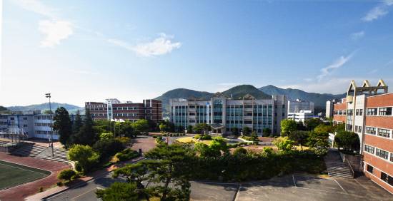 도립남해대학 전경.