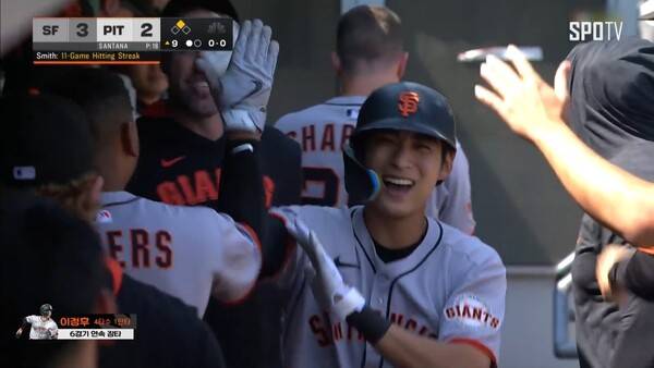 샌프란시스코 자이언츠 이정후. (사진=MLB 중계화면 캡쳐)