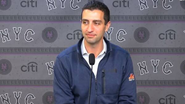 메이저리그 최고의 브레인, 데이비드 스턴스 뉴욕 메츠 야구운영 부문 사장(사진=SNY 방송화면)