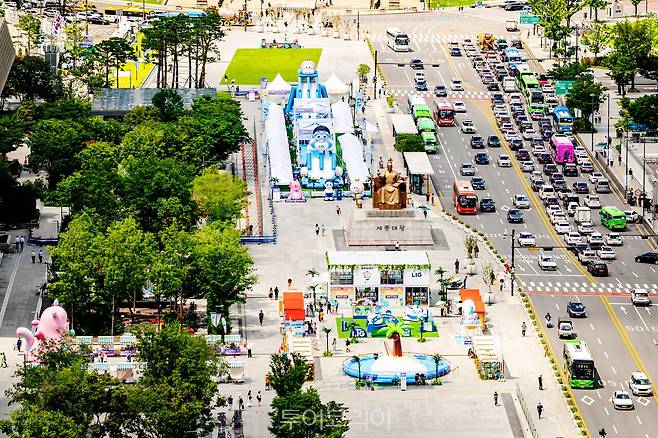 서울썸머비치 주간 전경 / 사진-서울관광재단