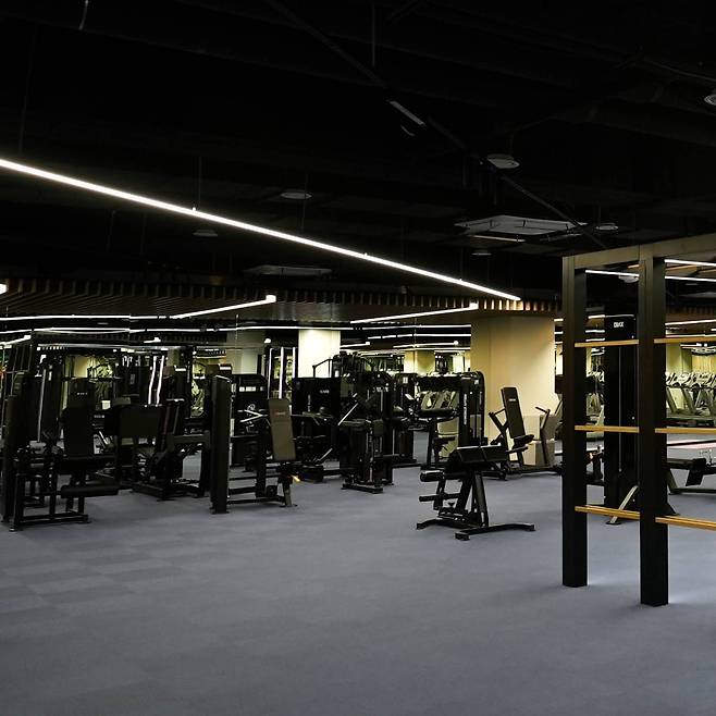 경기 용인시 처인구 ‘시대인재N 종합기숙학원’의 편의시설 중 하나인 체력단련실. 퍼스널트레이닝(PT)과 요가 수업도 들을 수 있다. 시대인재 제공