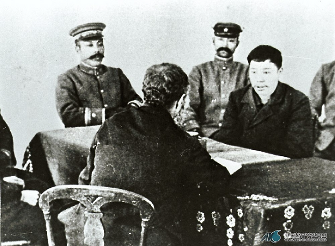 안중근 면회 장면