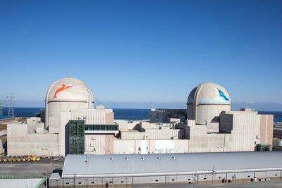 경북 울진군 한울원자력발전소의 신한울 1호기(왼쪽)와 2호기. 한국수력원자력 제공