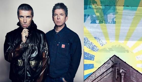 영국 록밴드 오아시스가 욱일기를 연상시키는 이미지를 공개했다. 인스타그램 캡처