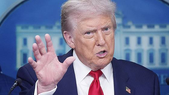 도널드 트럼프 미국 대통령. AP=연합뉴스