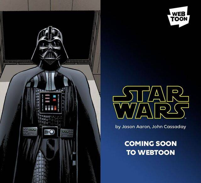 웹툰으로 만들어지는 '스타워즈'. 네이버웹툰 제공