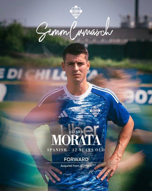 알바로 모라타./코모 1907