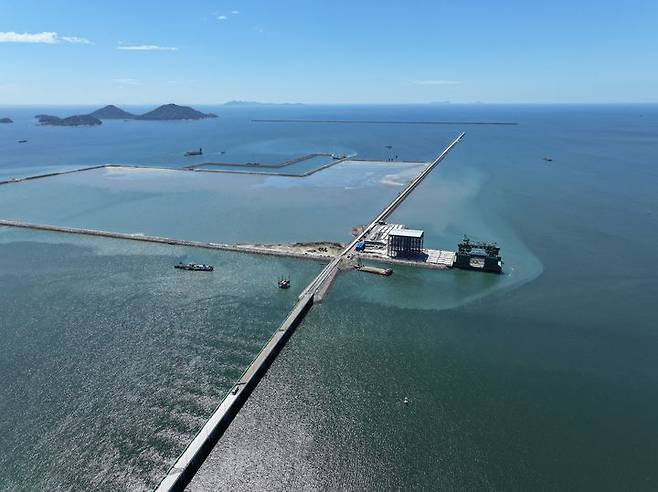 조성 중인 새만금 신항만 전경 *재판매 및 DB 금지