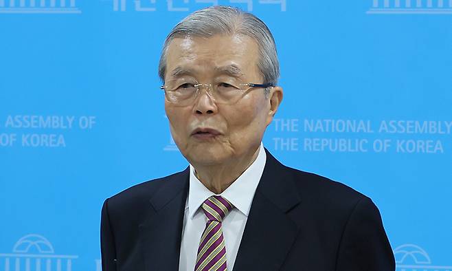국민의힘 김종인 전 비상대책위원장. 연합뉴스