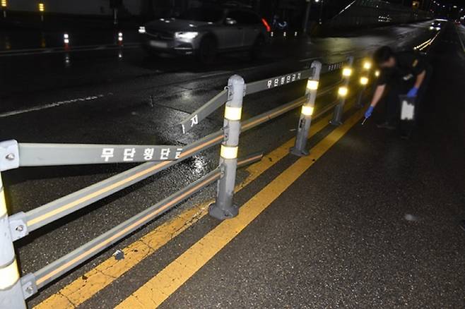 사고 현장. 부산 영도경찰서 제공