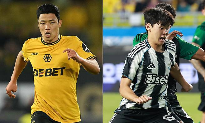 황희찬(왼쪽부터), 박승수.