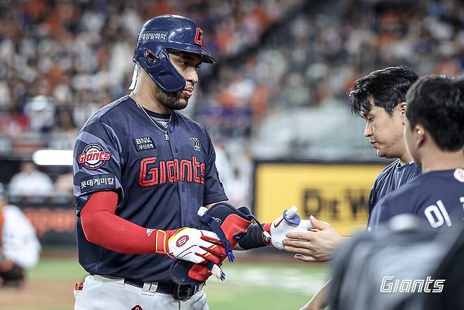 ▲ 빅터 레이예스 ⓒ롯데 자이언츠