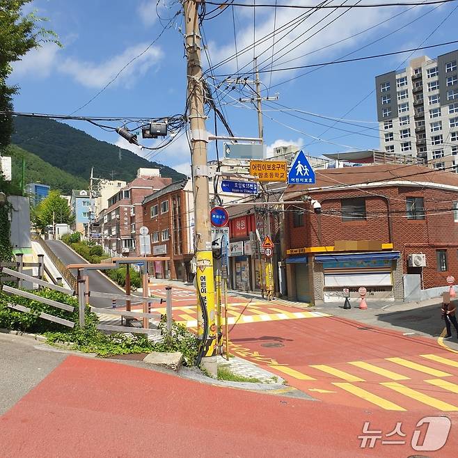 15일 광복 80주년을 맞아 옛 수영 포로수용소가 있었던 장소를 찾았다. 사진은 수용소가 있었던 광안동 일대. 2025.8.14/뉴스1 ⓒ News1 김태형 기자