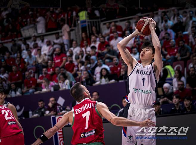 이현중. 사진제공=FIBA 아시아컵 홈페이지