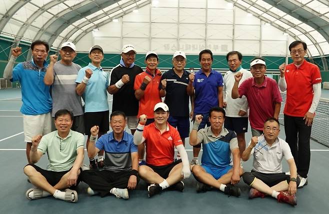 대한민국 아마추어 테니스계를 리드했던 한국시니어마스터 회원들