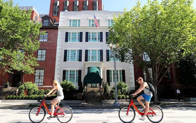 미국 워싱턴 DC의 블레어 하우스 모습. /조선일보DB