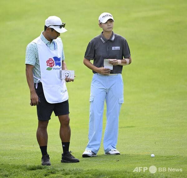 2025년 미국여자프로골프(LPGA) 투어 더 스탠다드 포틀랜드 클래식에 출전한 박성현 프로가 1라운드에서 경기하는 모습이다. 사진제공=ⓒAFPBBNews = News1